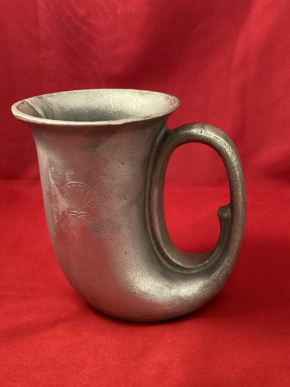 Vintage Wilton Armetale RWP Pewter Horn Mug Tavern Stein USA